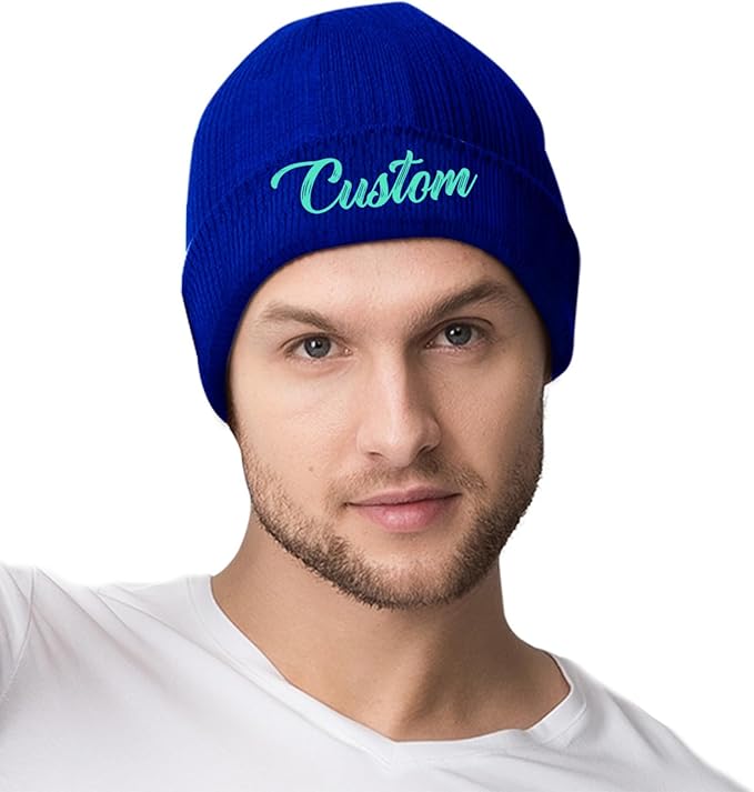 Unisex Custom Beanies, Personalized Beanie Hats, Promotional Bulk Beanies - All Colors