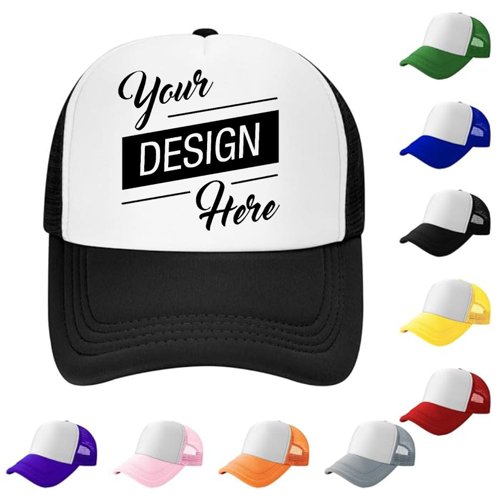 Custom Trucker Caps, Promotional Trucker Caps, Personalized Trucker Hats - All Colors