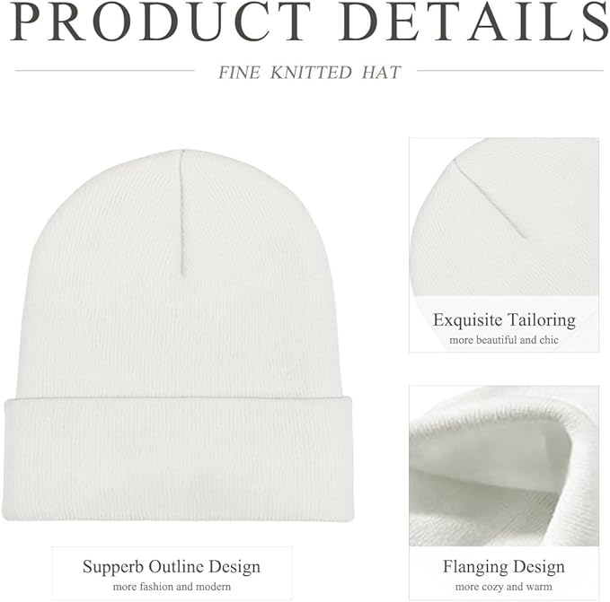 Unisex Custom Beanies, Personalized Beanie Hats, Promotional Bulk Beanies - All Colors