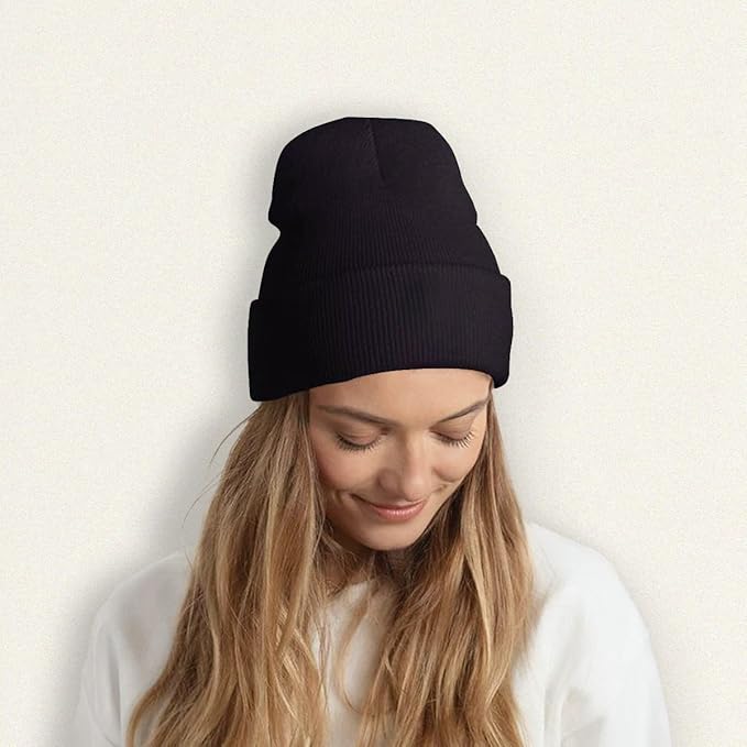 Unisex Custom Beanies, Personalized Beanie Hats, Promotional Bulk Beanies - All Colors