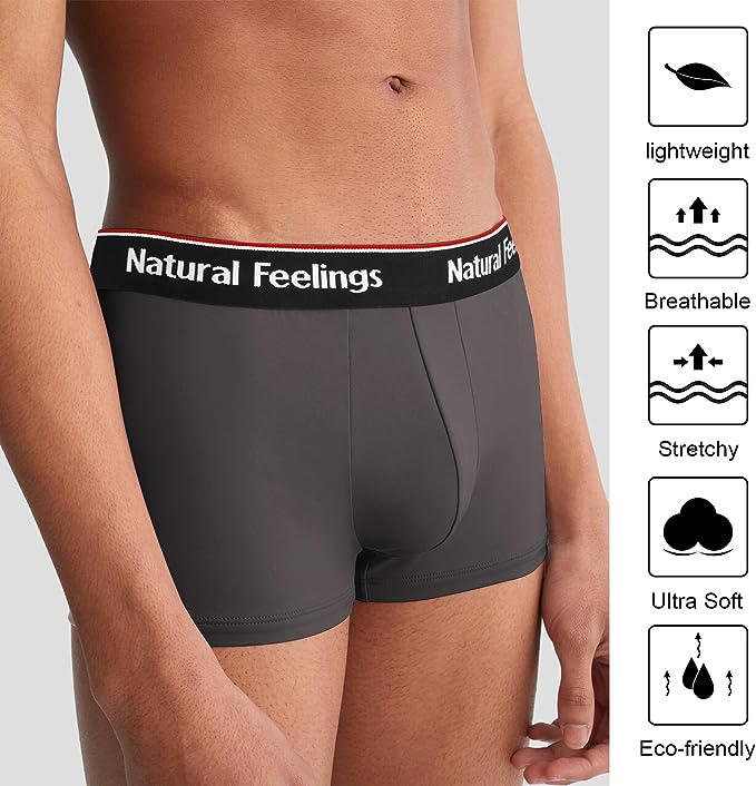 Men's Underwear Boxer Briefs Pouch Trunks Underwear Liner Style - All Colors