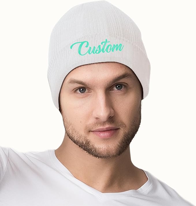 Unisex Custom Beanies, Personalized Beanie Hats, Promotional Bulk Beanies - All Colors