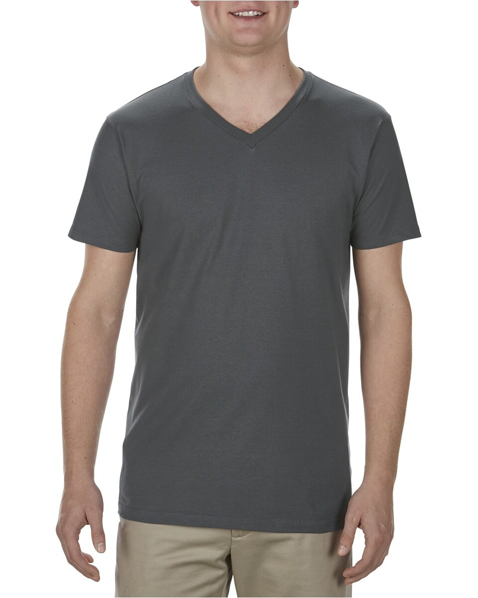 Custom Promotional Cotton V-Neck T-Shirts All Colors Available