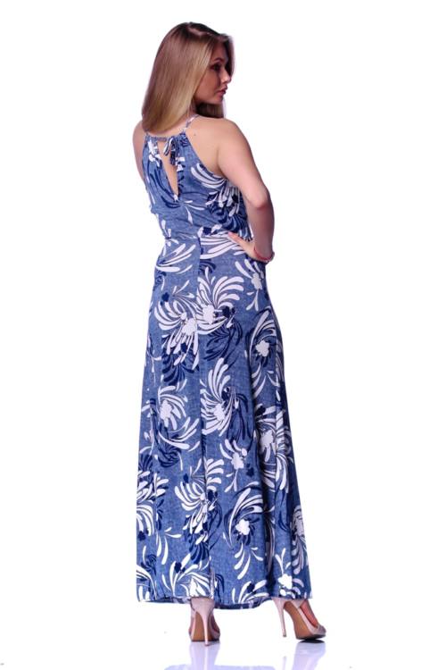 Flower Print Maxi Dress