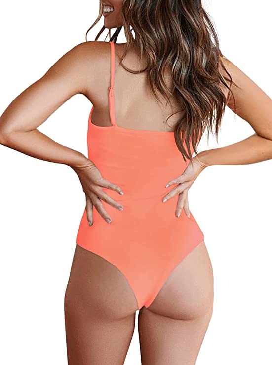 Wholesale Women's Adjustable Spaghetti Strap Square Neck Sleeveless Tank Thong Bodysuits Tops