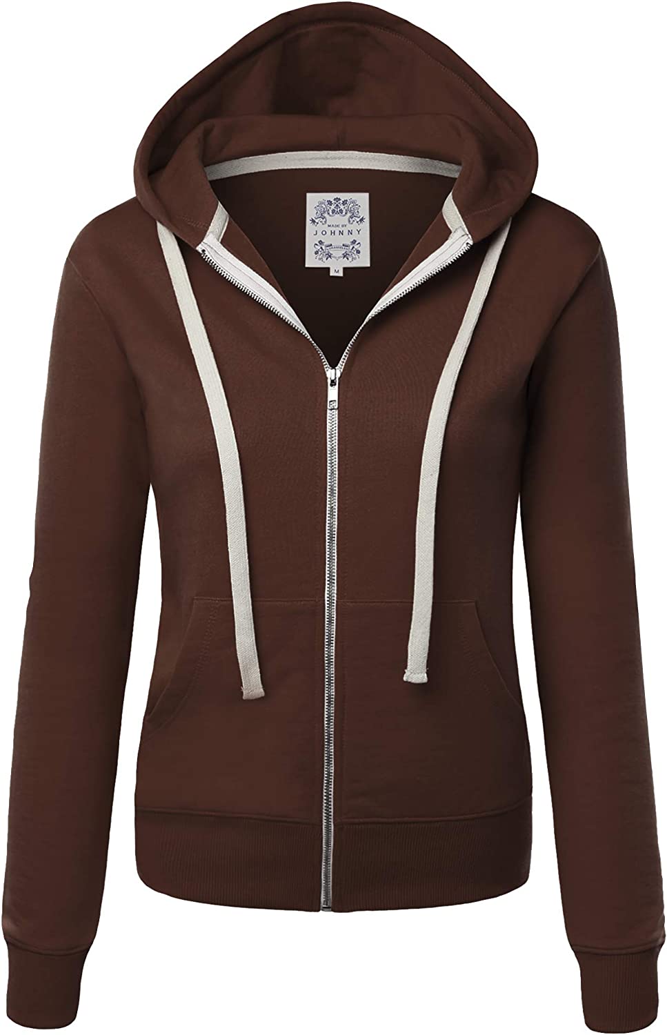 Wholesale Women's Long Sleeve Zip-up Hoodie Jacket