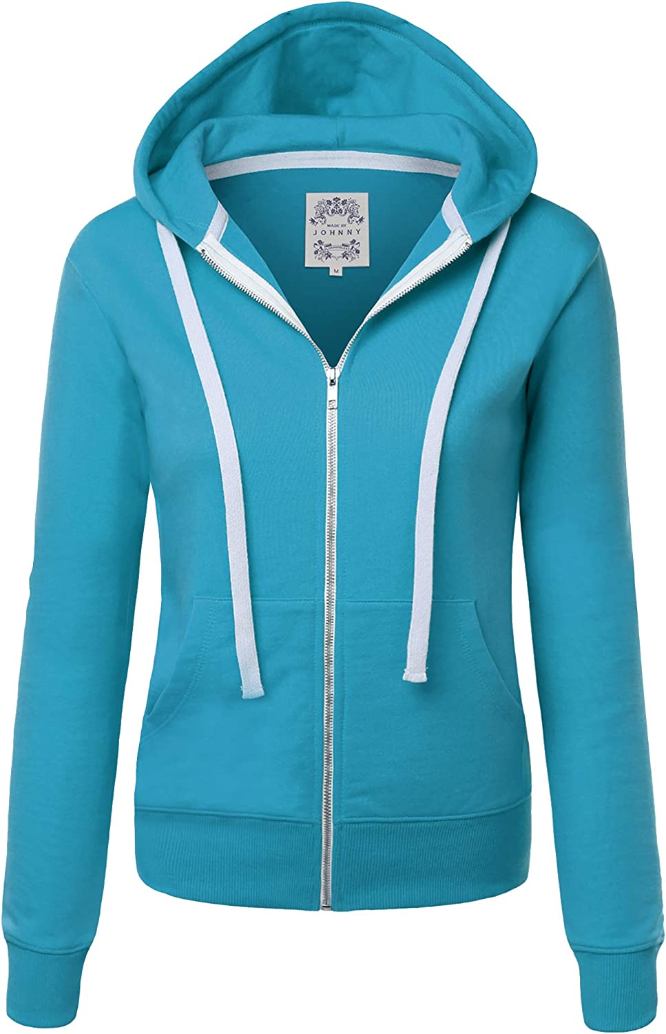 Wholesale Women's Long Sleeve Zip-up Hoodie Jacket