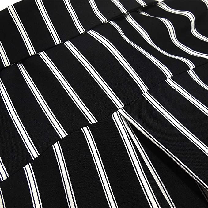 Wholesale Women's Long Sleeve V-Neck Stripes Casual Blouses Pocket Button Down Shirt Tops