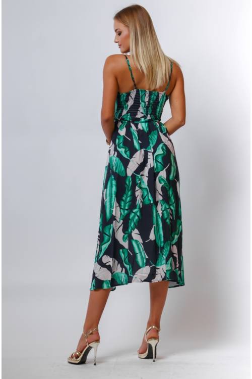 Floral Print Midi Dress