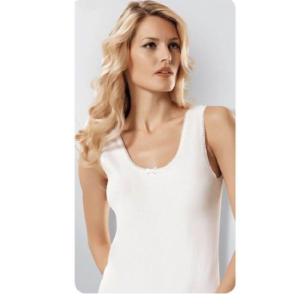 Camisole for Women Wide Strap Tank Top Under Shirt 100 Percent