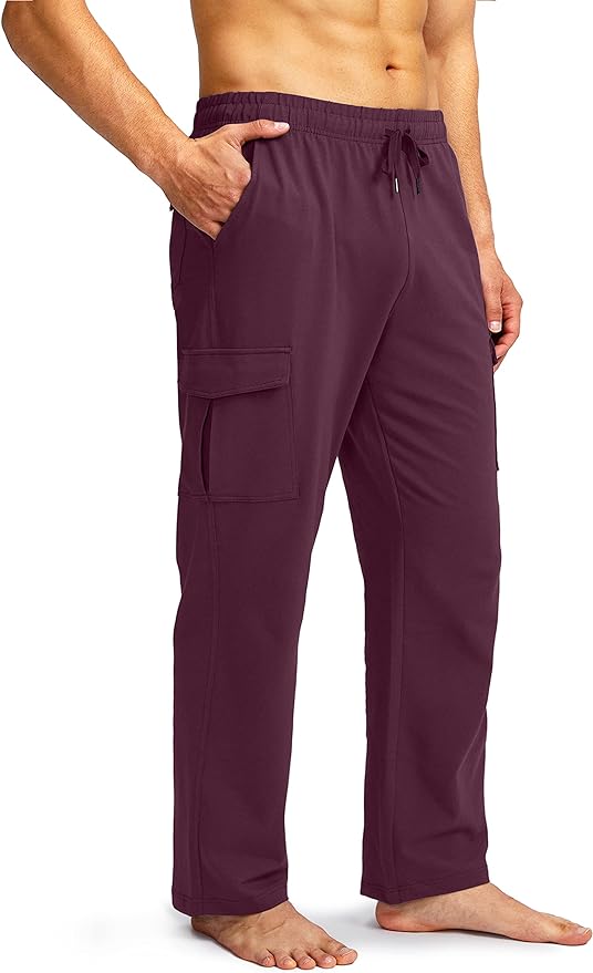 Wholesale Men's Cotton Sweatpants With Cargo Pockets - All Collors