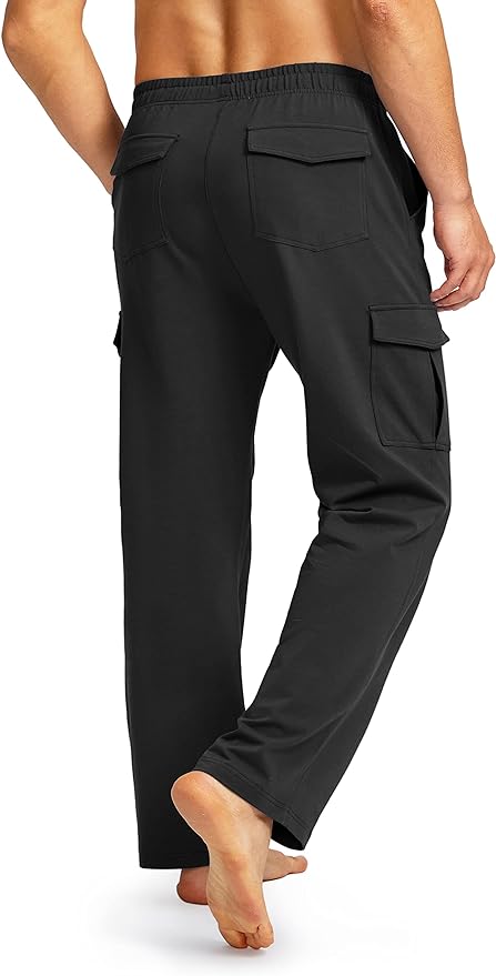 Wholesale Men's Cotton Sweatpants With Cargo Pockets - All Collors