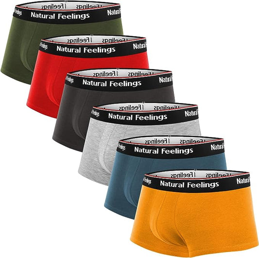 Men's Underwear Boxer Briefs Pouch Trunks Underwear Liner Style - All Colors