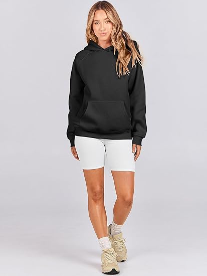 Wholesale Women's Fleece Oversized Classic Long Sleeve Hoodies