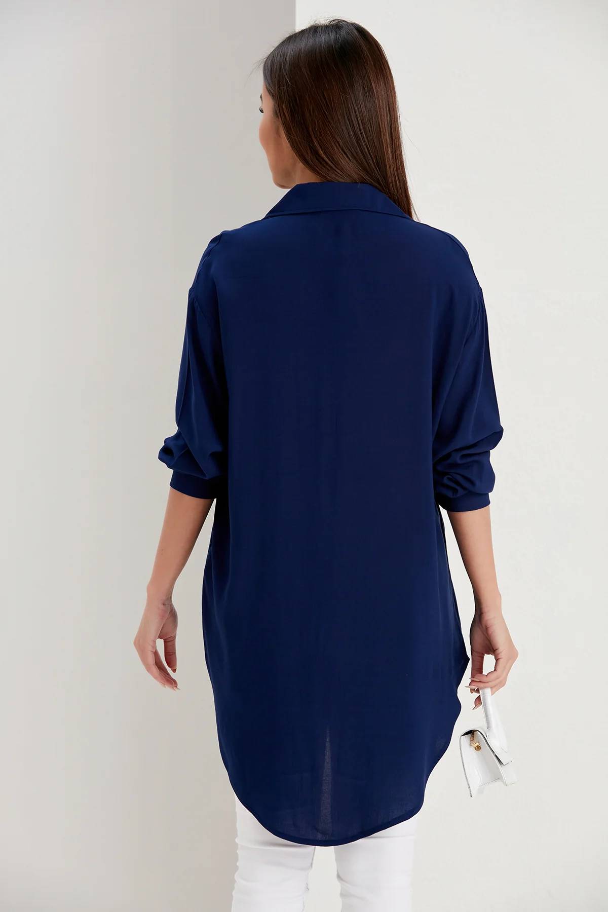 Wholesale Women's Long Sleeve Summer Relax Shirt Tunic Tops Tee