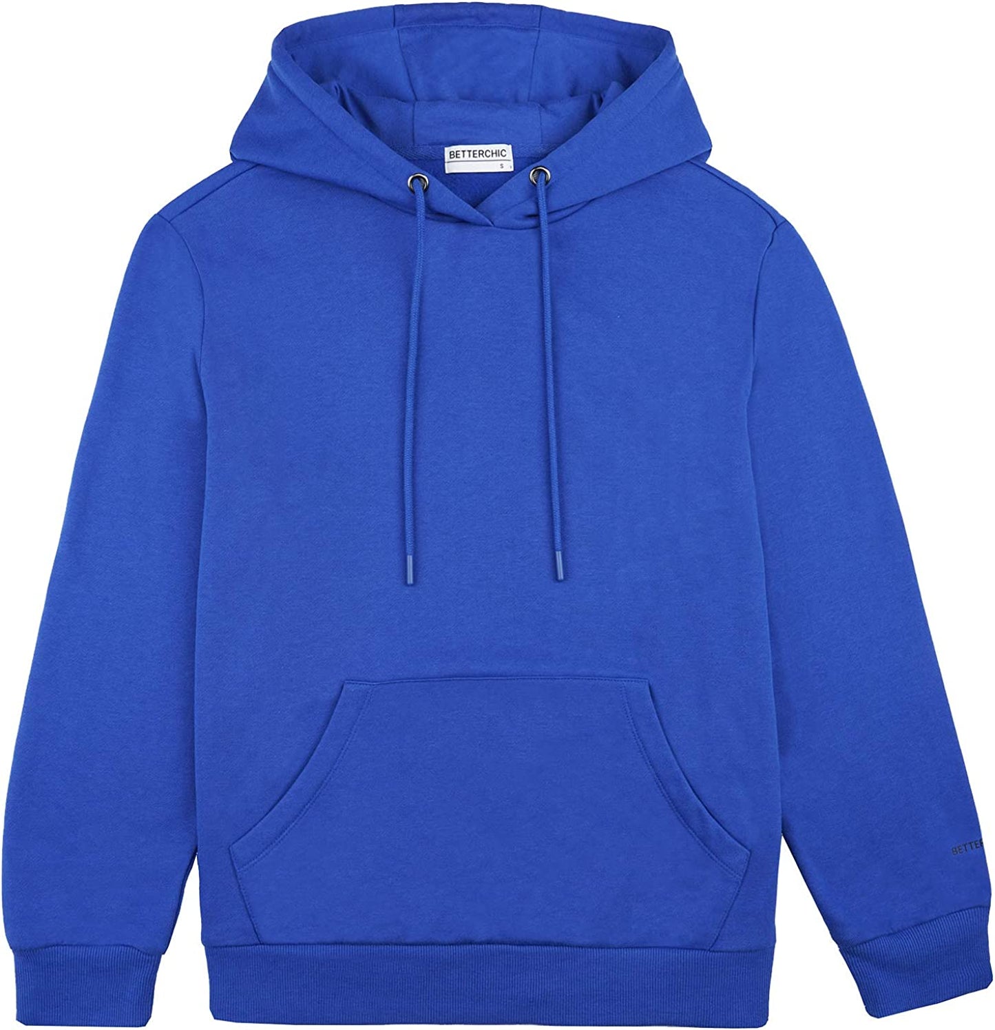 Custom Men's Hoodie Sweatshirts Promotional Long Sleeve Soft Brushed Fleece Hoody Classic Drawstring Pullover