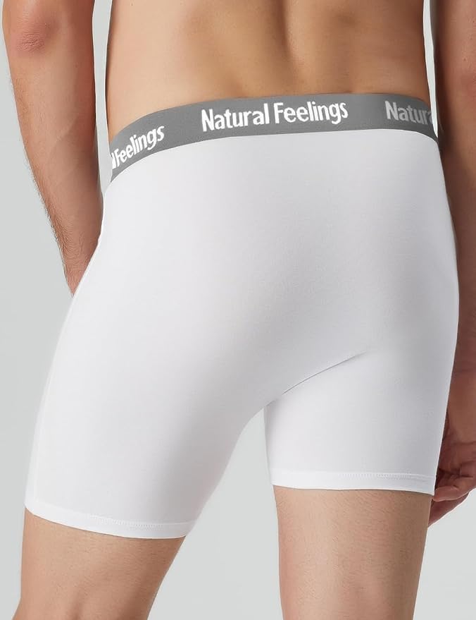 Men's Soft Cotton Open Fly Underwear Men's Boxer Briefs Underwear Brand Style - All Colors