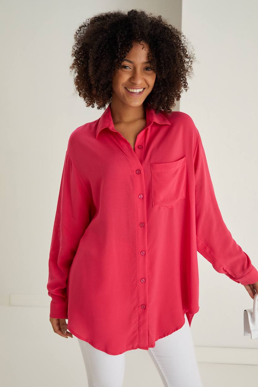 Wholesale Women's Long Sleeve Summer Relax Shirt Tunic Tops Tee