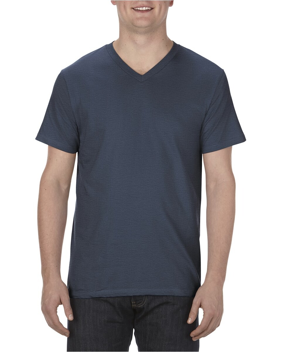 Custom Promotional Cotton V-Neck T-Shirts All Colors Available