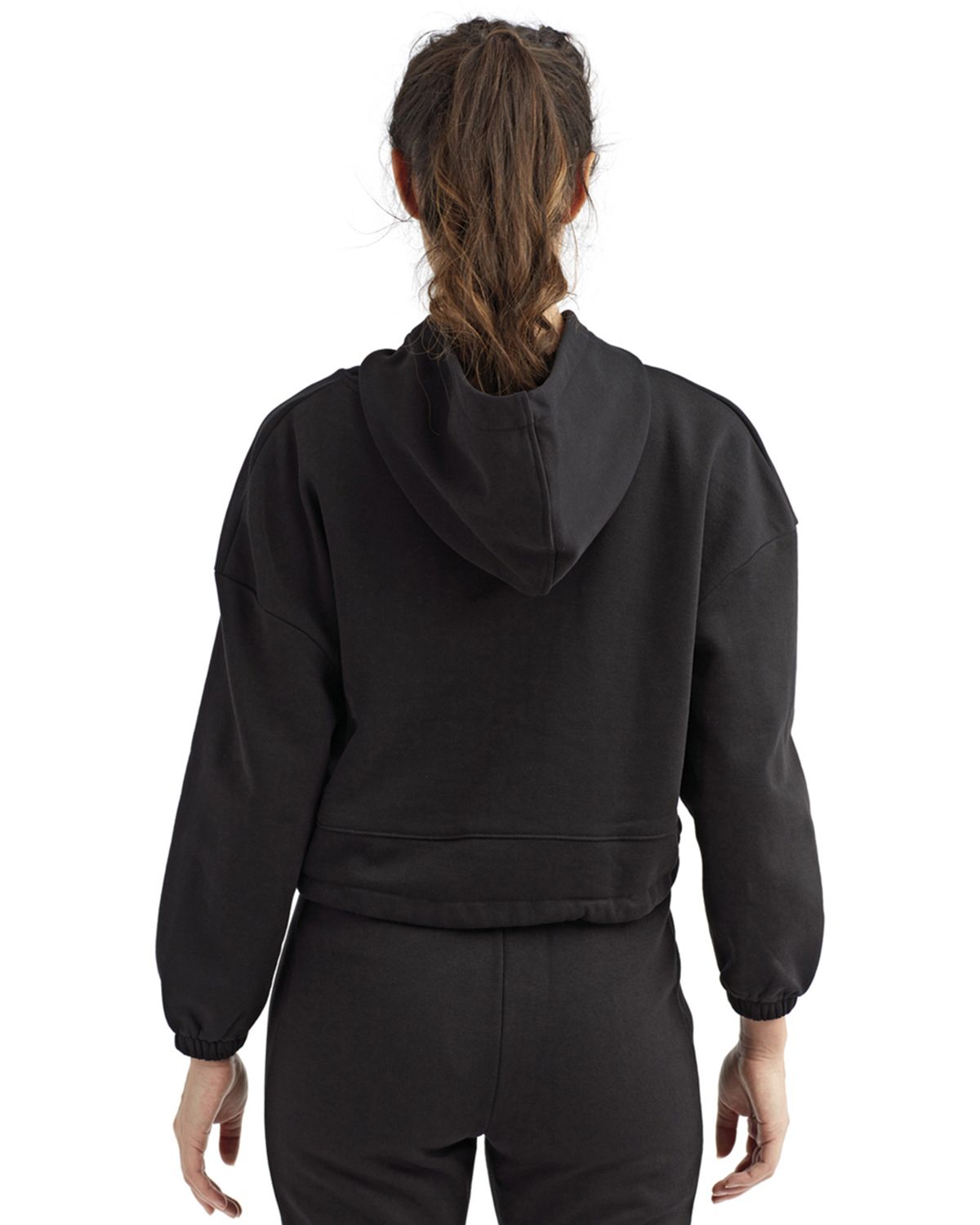 Wholesale Women's Cropped Long Sleeve Hoodie Sweatshirts