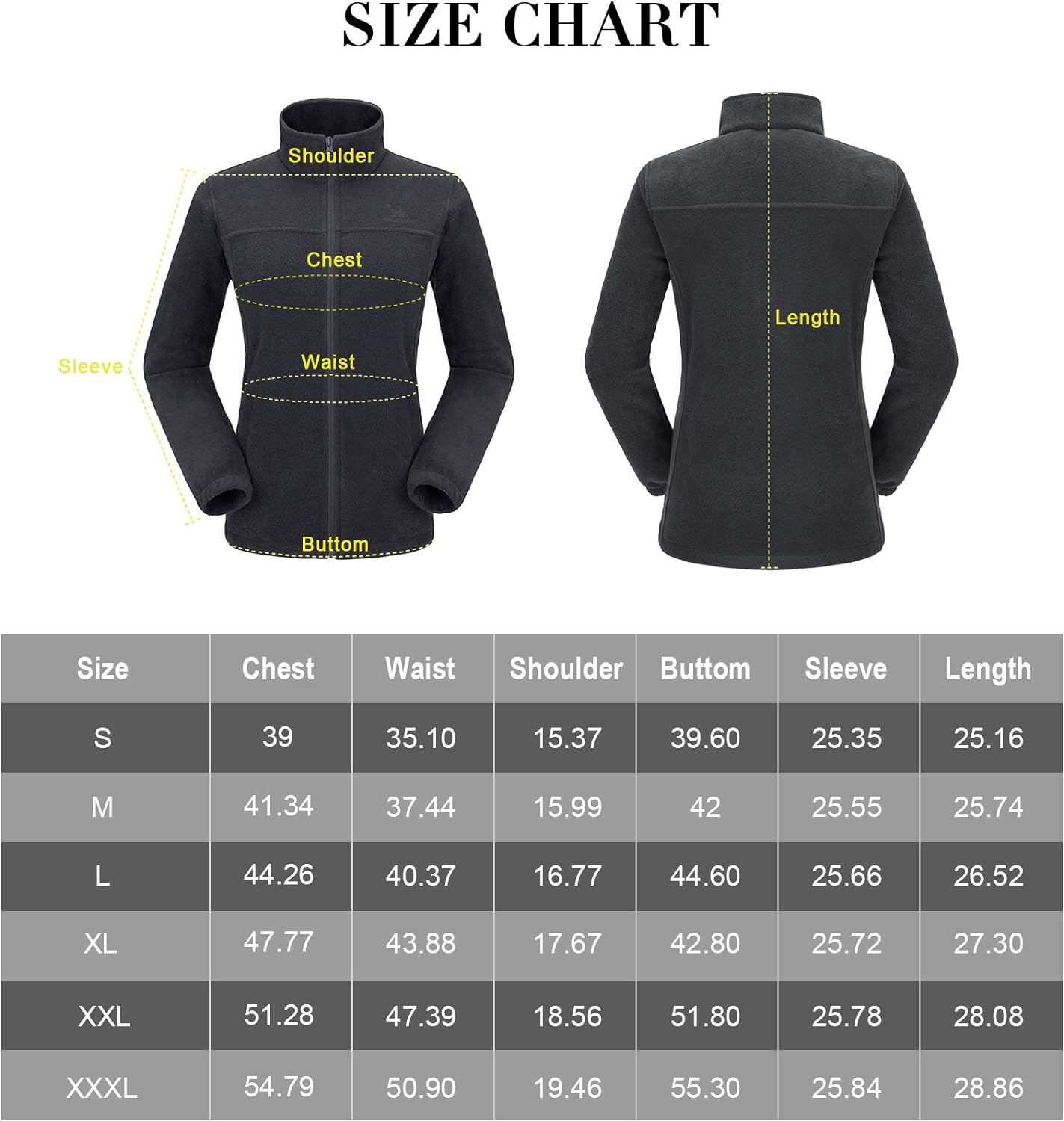 Wholesale Women's Full Zip Thermal Jackets With Pockets Soft Polar Fleece Coat - Gray