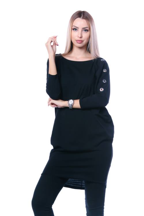 Eyelet Loose Fit Mini Dress