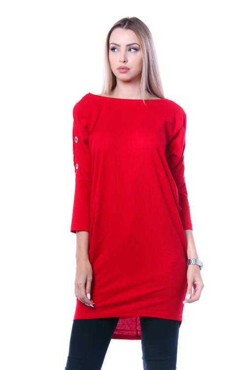 Eyelet Loose Fit Mini Dress