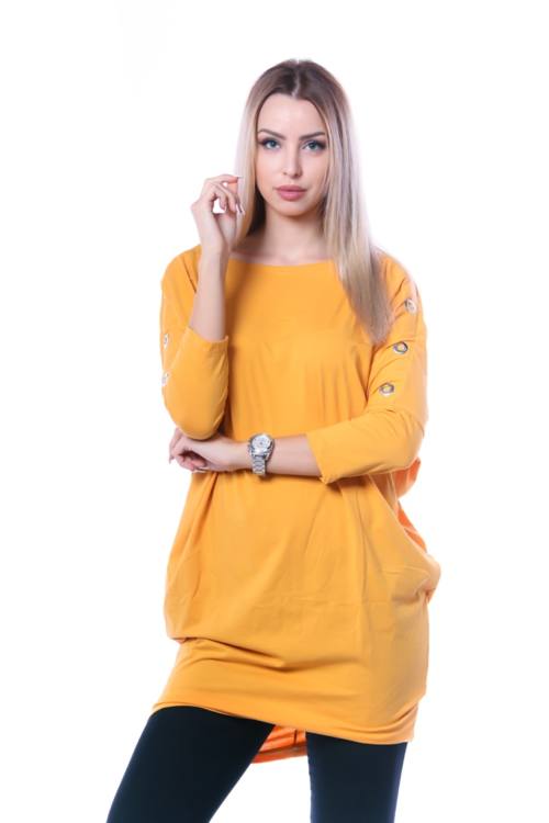 Eyelet Loose Fit Mini Dress
