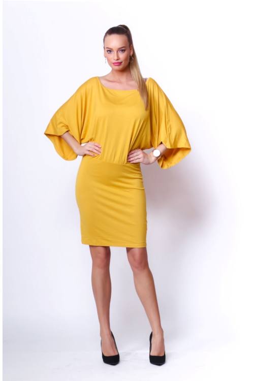 Kimono Sleeve Mini Dress