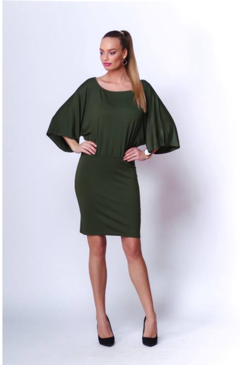 Kimono Sleeve Mini Dress