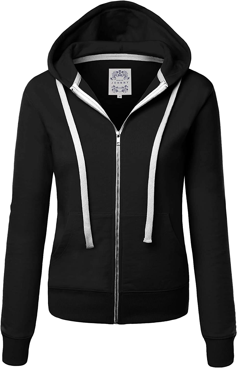 Wholesale Women's  Long Sleeve Zip-up Hoodie Jacket