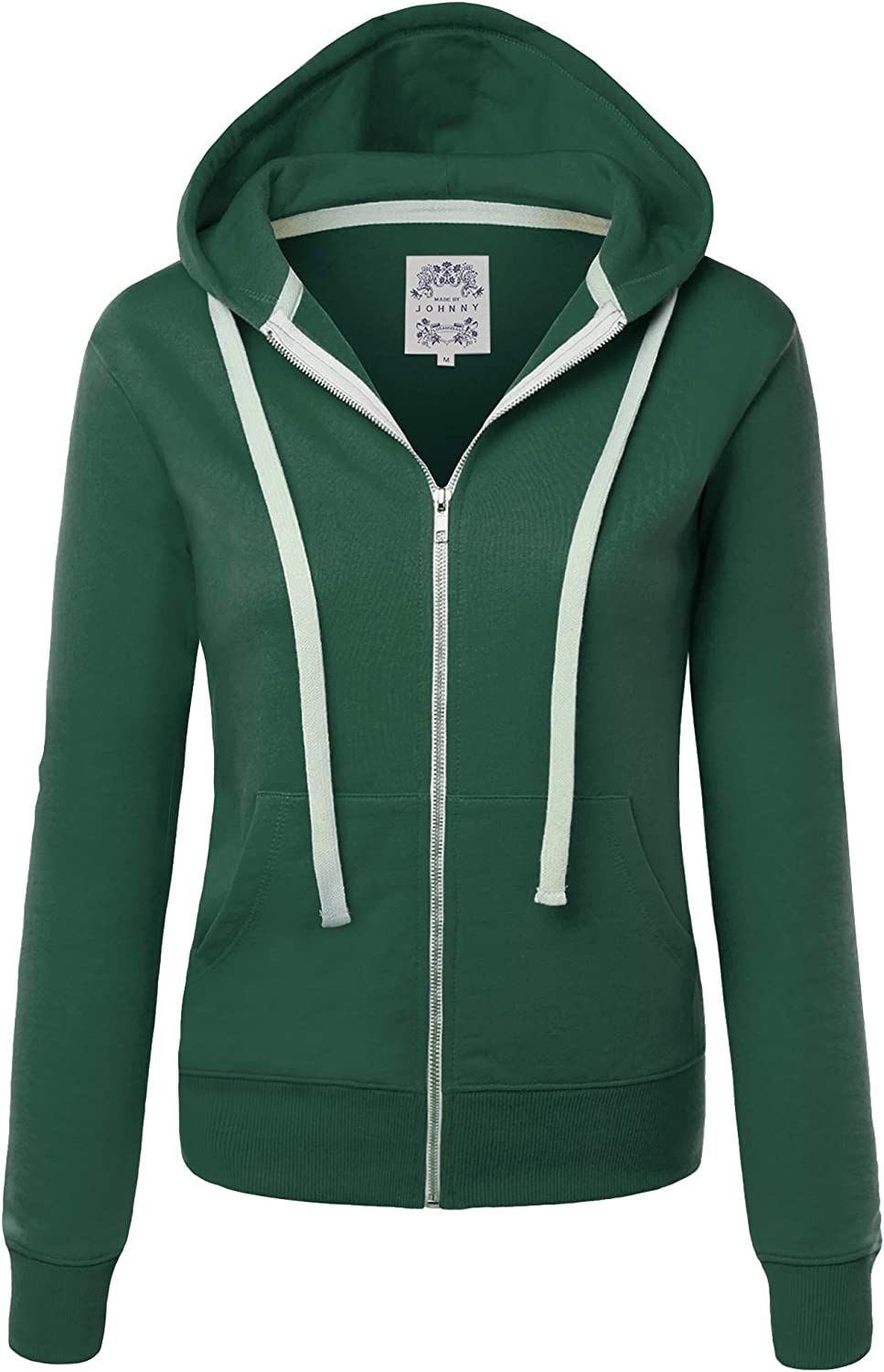 Wholesale Women's  Long Sleeve Zip-up Hoodie Jacket