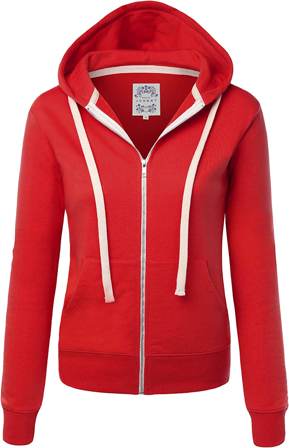 Wholesale Women's  Long Sleeve Zip-up Hoodie Jacket