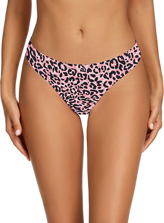 Wholesale Seamless Underwear for Women No Show Leopard Bikini Panties Lace