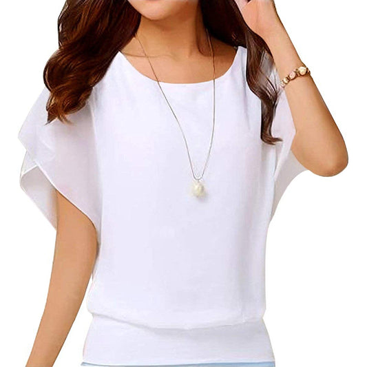 Wholesale Women's Sweatshirts Crewneck Long Sleeve Shirts Tunic Top Solid Colors