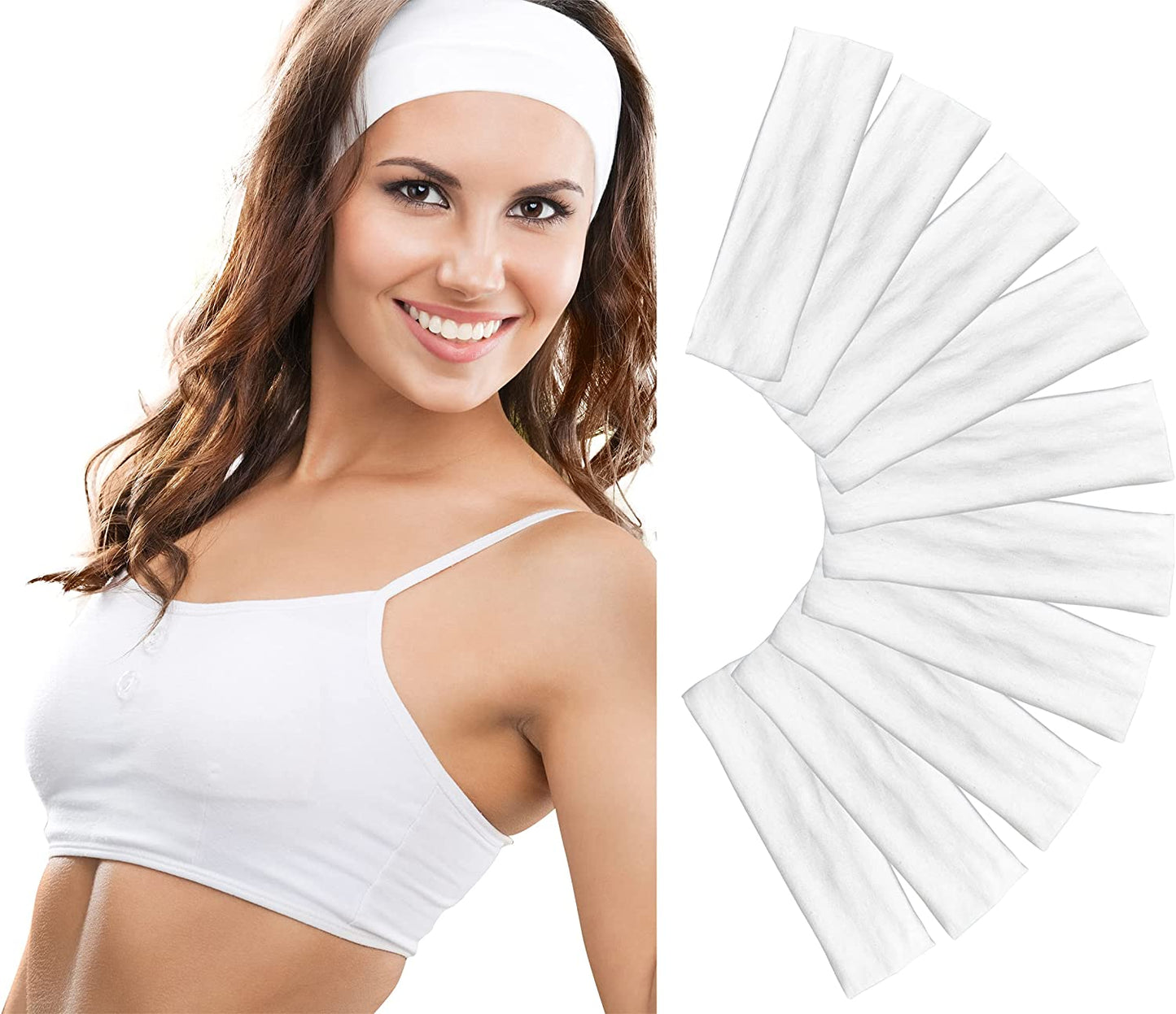 Custom Logo Stretch Headbands, Promotional Non-Slip Head Wraps Great for Workouts, Casual Wear, Gifts & more!