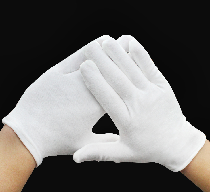 Custom Logo Cotton Gloves Protects From Dust, Pollution And Cold - Washable & Reusable