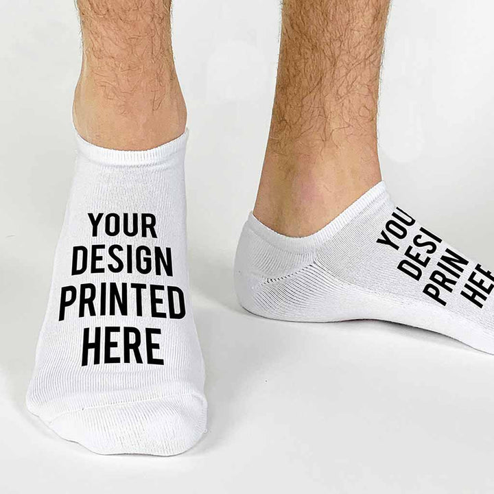 Custom Logo Toe Socks Printed Promotional Toe Socks One Size Fits All