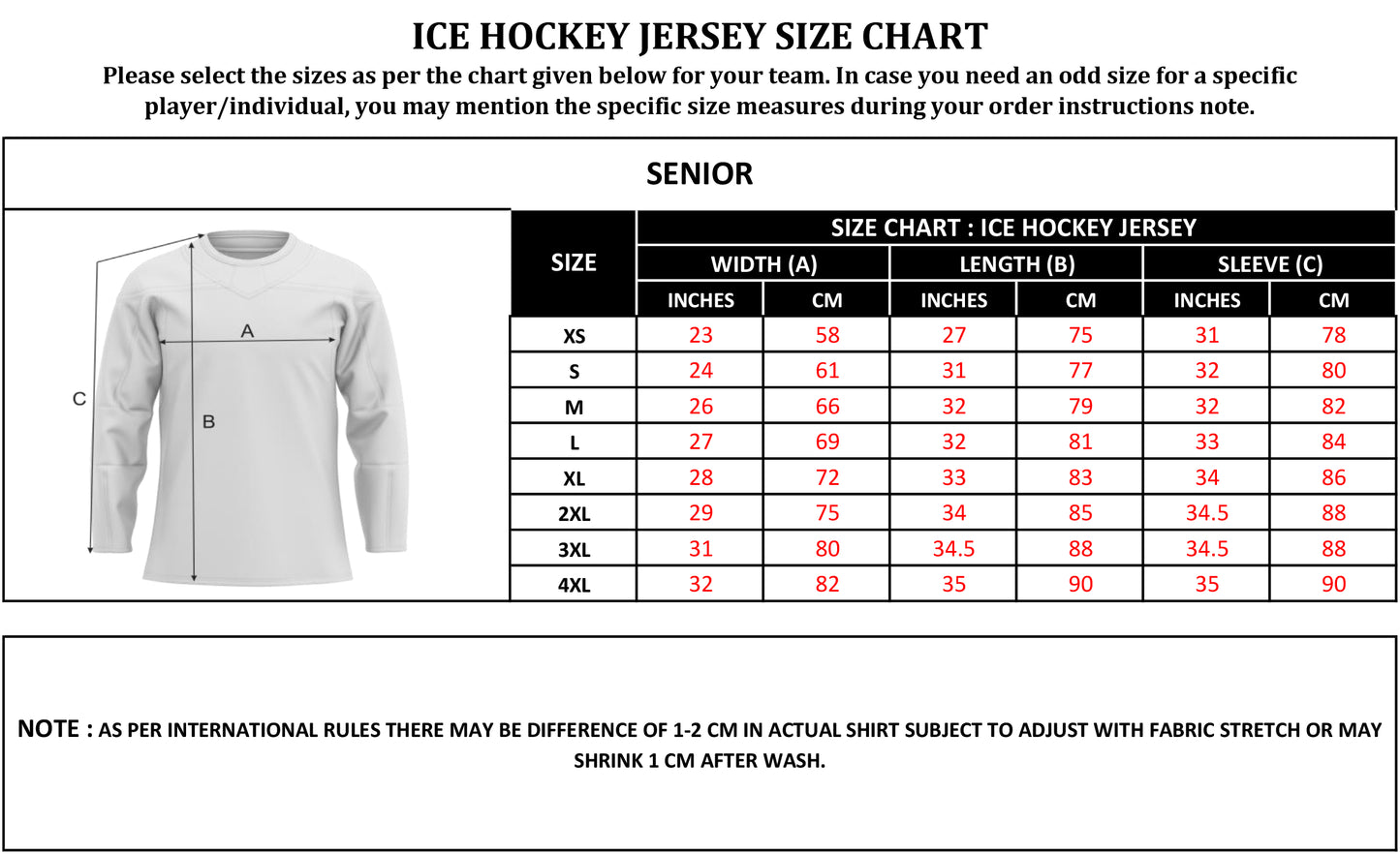Wholesale Custom Ice Hockey Uniforms Custom Hockey Jerseys - Model 7