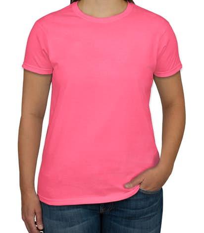Wholesale Ultra Cotton Solid Crew Neck Women's T‑shirts - All Colors