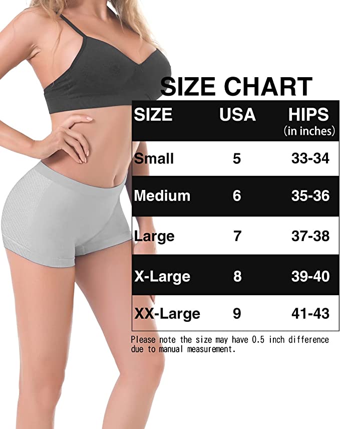 Wholesale Women's Boyshort Panties Seamless Nylon Underwear Stretch Boxer