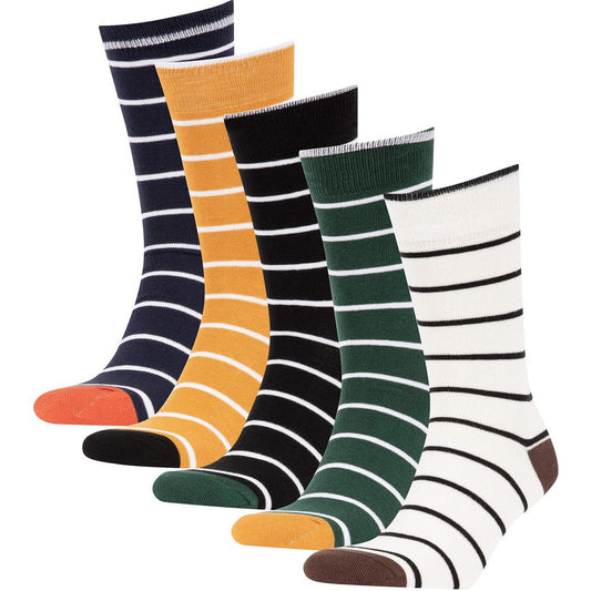 Wholesale Cotton Men's Long Stripe Socks