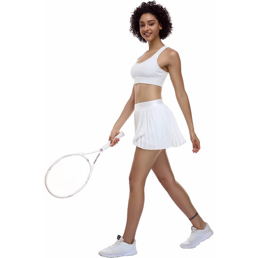 Wholesale Women's Pleated Tennis Skirt-Flowy Athletic Design,Suitable for Golf, Skater, Running Sports