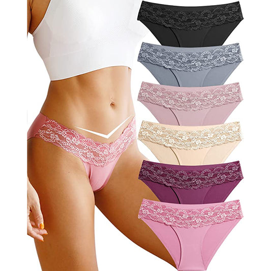 Wholesale Seamless Underwear for Women No Show Bikini Panties Lace