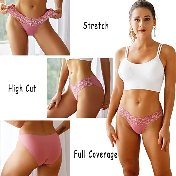 Wholesale Seamless Underwear for Women No Show Bikini Panties Lace – DOZTEX